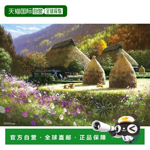 【日本直邮】【日本制】贝弗利300片拼图：小狗与故乡（26 x 38厘