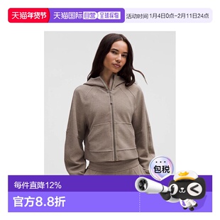 加拿大直邮lululemon露露乐蒙 Scuba宽松短款全拉链连帽运动外套
