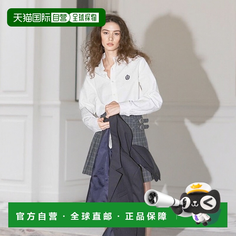 韩国直邮Dunst2023秋冬新品中性风经典女款衬衫UDSH3C103WT