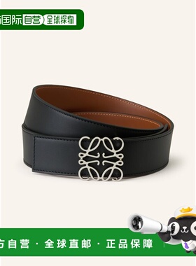 1h可退 香港直邮LOEWE 男士腰带 100174223513000 CO 黑色 Revers