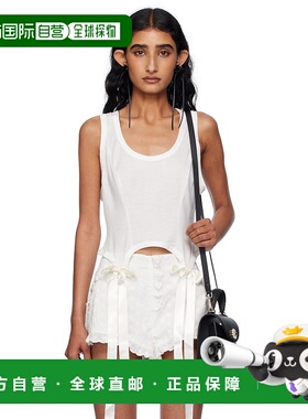 1h可退 香港直邮潮奢 Simone Rocha 蒙娜 罗莎 女士 灰白色 Bow T