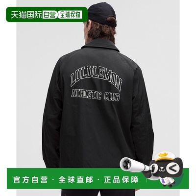 自营1h可退 欧洲直邮LULULEMON露露乐檬 教练夹克 图案款