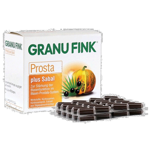 自营|德国药房Granu Fink高剂量南瓜籽男性前列腺膀胱胶囊棕榈