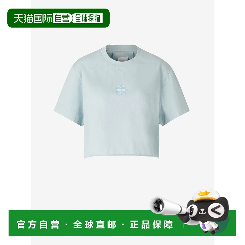 1h可退 香港直邮GIVENCHY 女士T恤 BW709XP6QU450SKYBLUE AW2024