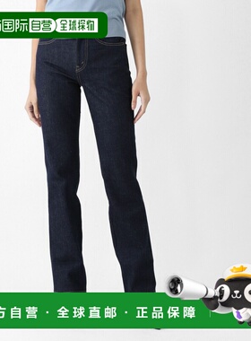 日本直邮Celine Francoise 女士蓝色拉链牛仔裤 2n48a 224z 或 07