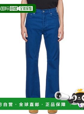 1h可退 香港直邮潮奢 J.W. Anderson 男士 蓝色 Bootcut 牛仔裤 D