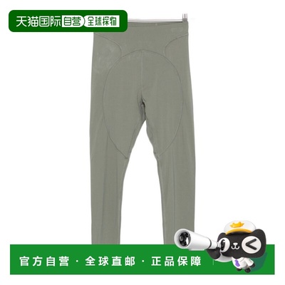 1h可退 香港直邮adidas 阿迪达斯 女士 徽标打底裤 JW4555STOGRN