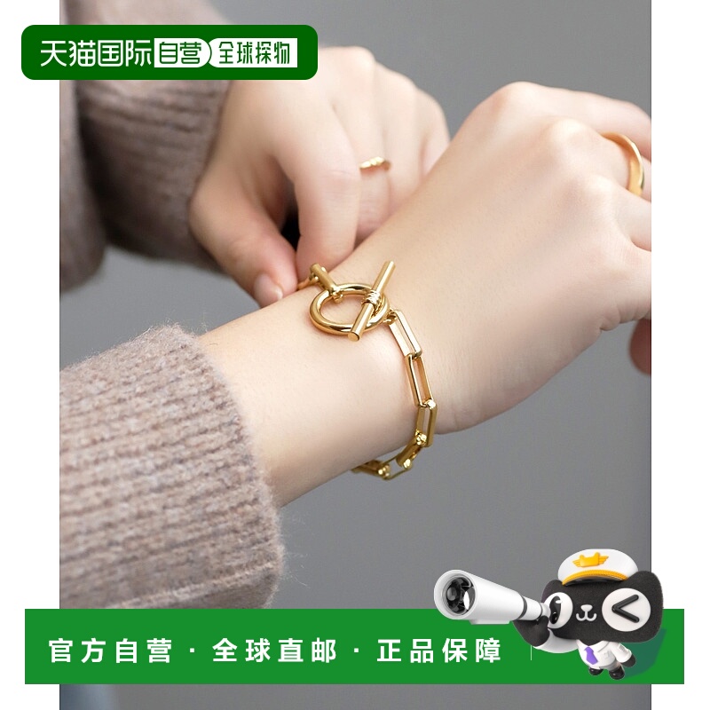 1h可退 日本直邮ANE MONE 女士 不易变色不锈钢链条手镯 DG300037