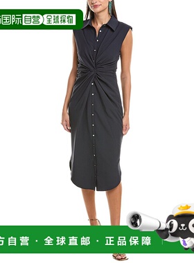 自营cinq a septCinq à Sept Catalina Shirtdress - blue 美国