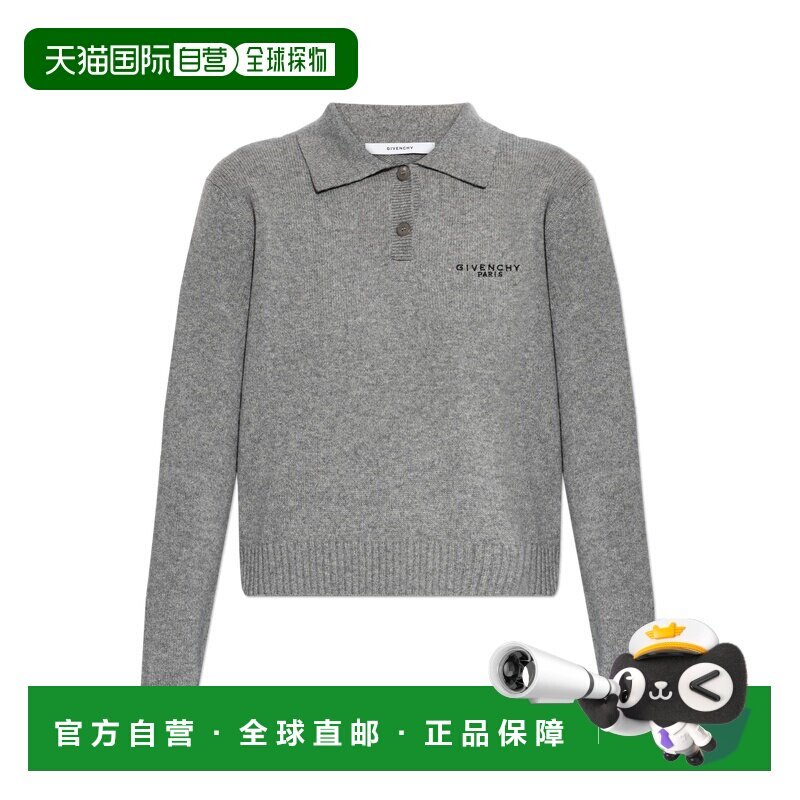 1h可退 香港直邮GIVENCHY 女士针织衫 BW61J04ZTA050 SS2026 灰色