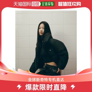 韩国直邮Calvin Klein凯文克莱羽绒服女款黑色长袖J223412 BEH