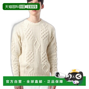 韩国直邮HOWLIN' 拼布爱好者 UNI ECRU 针织品羊毛毛衣马海毛