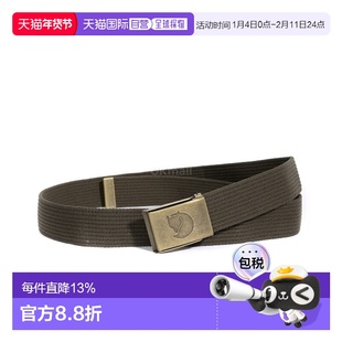 韩国直邮fjallraven北极狐CANVAS BRASS帆布黄铜腰带4cm男女77297