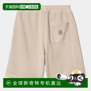 运动针织 欧洲直邮Carhartt Wip 男士 米色棉短裤