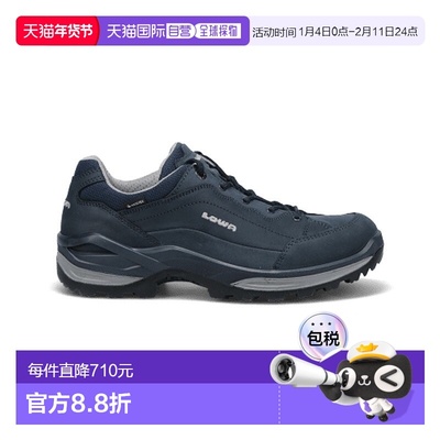自营欧洲直邮LOWA RENEGADE GTX LOW女士海军蓝防水科技面料户外
