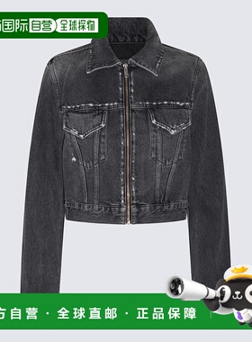 香港直邮GIVENCHY 女士夹克 BW00K45Y5N001 SS2024 黑色 Denim Ja