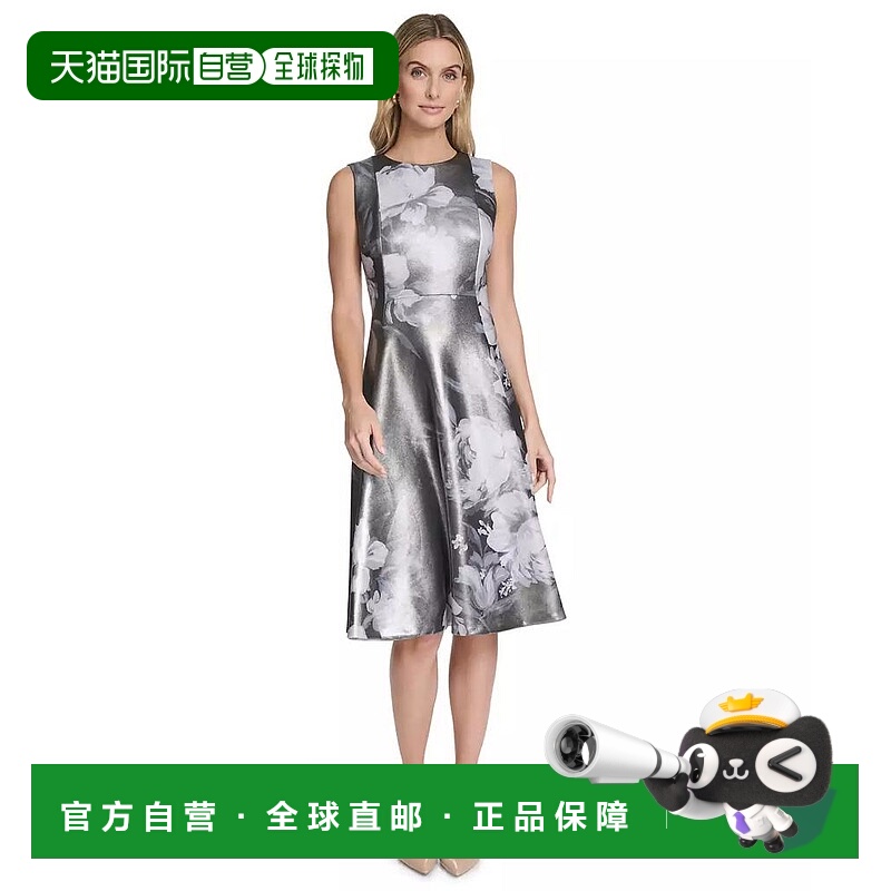 1h可退 【美国直邮】calvin klein 女士 连衣裙修身