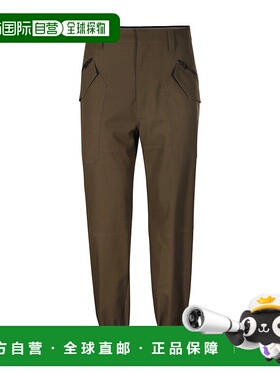 香港直邮LOEWE 男士休闲裤 H526Y04WE38967 AW2024 绿色 Cargo Tr