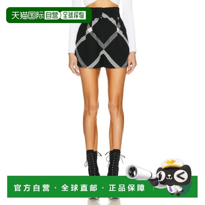 1h可退 香港直邮alaia 女士 高腰短裤 AA9P00732T461 舒适时尚