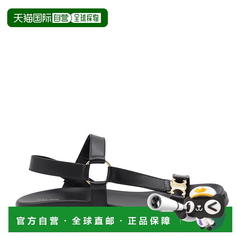 香港直邮CELINE 女士凉鞋 362225042C38NO AW2025 黑色 SANDAL WI