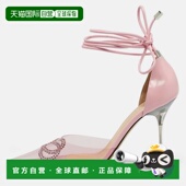 Bow Pink 自营Mach Pvc Mach And Embellished Leather Crystal