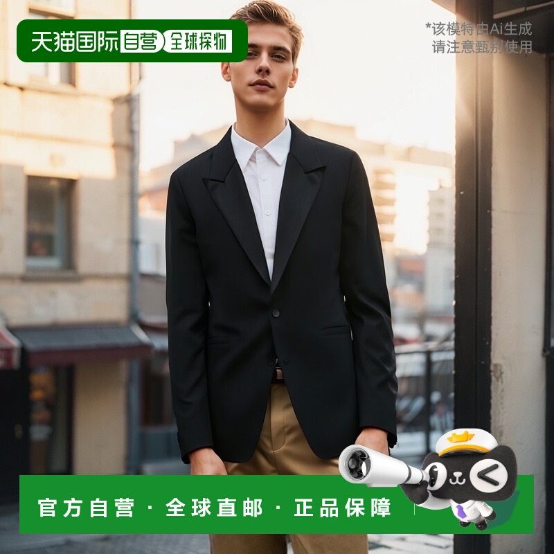 香港直邮GIVENCHY 男士夹克 BM30EW14DL001 SS2025 黑色 Wool bla