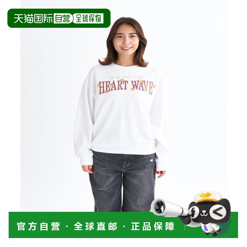 日本直邮Roxy HEART WAVE PO 女士长袖T恤 [64688913]上衣图片
