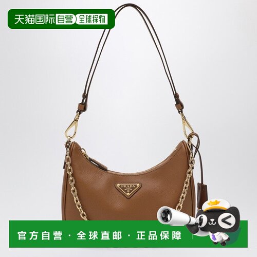 1h可退 香港直邮PRADA 女士单肩包 1BC204QOMNZVF03CW SS2026 棕