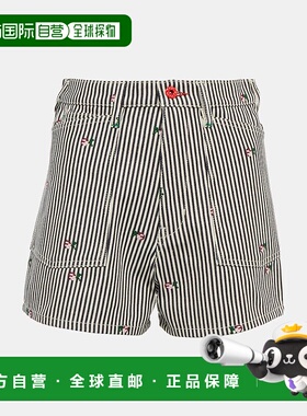 1h可退 香港直邮kenzo 高田贤三 女士 牛仔短裤 000982 blue蓝色