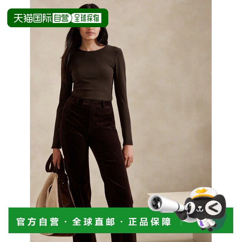 日本直邮BANANA REPUBLIC 女士 立领T恤 58564 【付后1h可退】