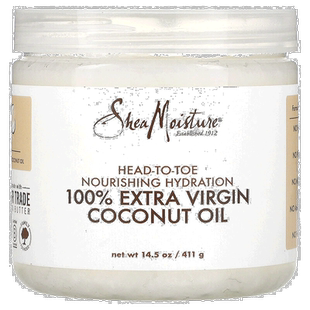 香港直邮Shea Moisture初榨椰子油滋润皮肤光滑天然成分411g正品