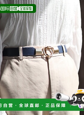 日本直邮florge 腰调节双扣橡胶腰带 FL8218EW04041 [腰带]