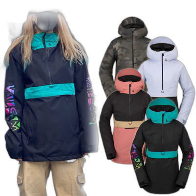 日本直邮VOLCOM/福尔康 ASHFIELD套头衫女士防水套头滑雪服雪地服