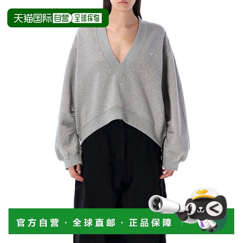 1h可退 香港直邮潮奢 The Attico 女士 V领抓绒针织衫 WCF00010JJ