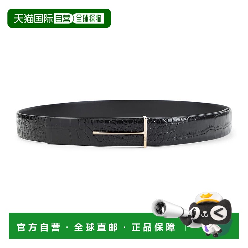 1h可退 香港直邮TOM FORD 女士腰带 WB338LCL395P SS2026 黑色 To
