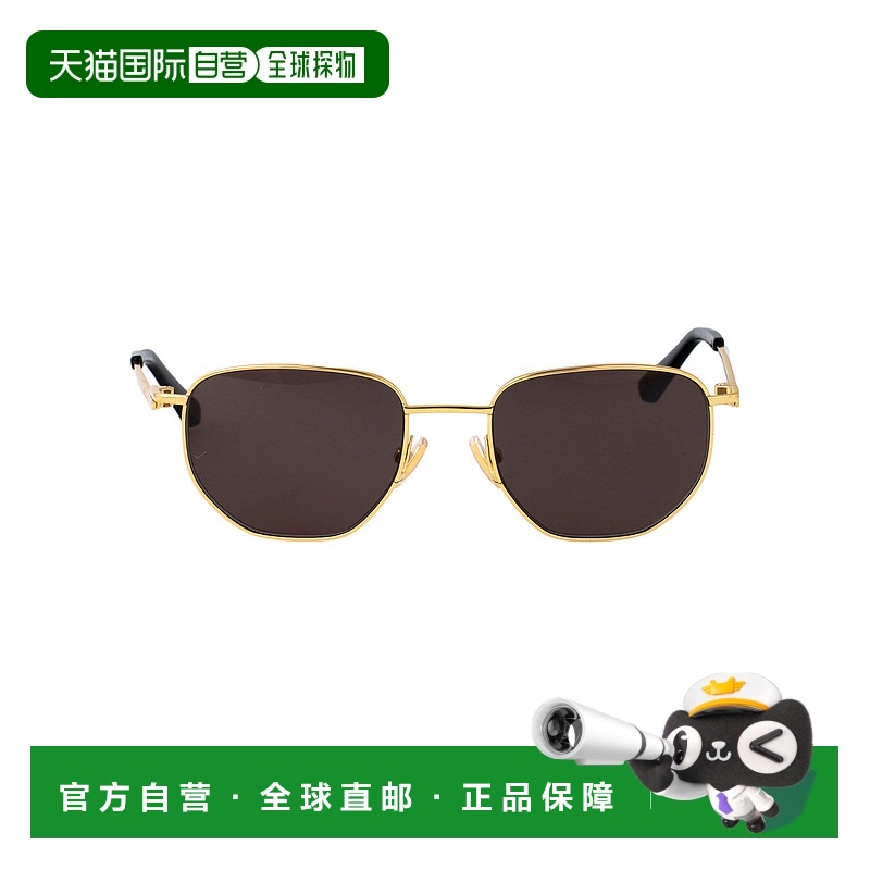 1h可退 香港直邮BOTTEGA VENETA 男士太阳镜 BV1301S005 CO 金色