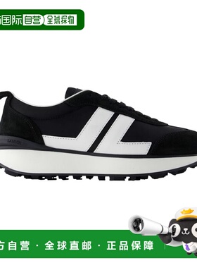 1h可退 香港直邮Lanvin 朗雯 男士 Bumper 网眼系带运动鞋 FUSKBU