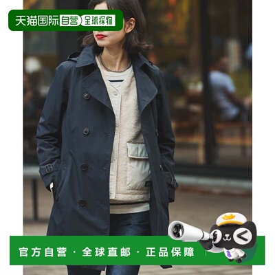 日本直邮AIGLE 风衣 GORE-TEX 连帽长款 深蓝色