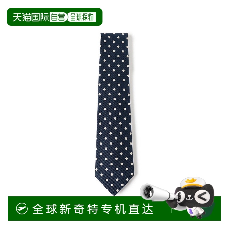 1h可退 日本直邮FITZGERALD 男士丝绸圆点领带 21553002107新款