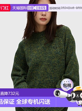 1h可退 日本直邮FRED PERRY 女士 扭花纹理 高领针织衫 K1133