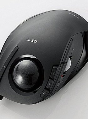 日本直邮elecom宜丽客有线鼠标8键有线鼠标黑色M-DT1URBK