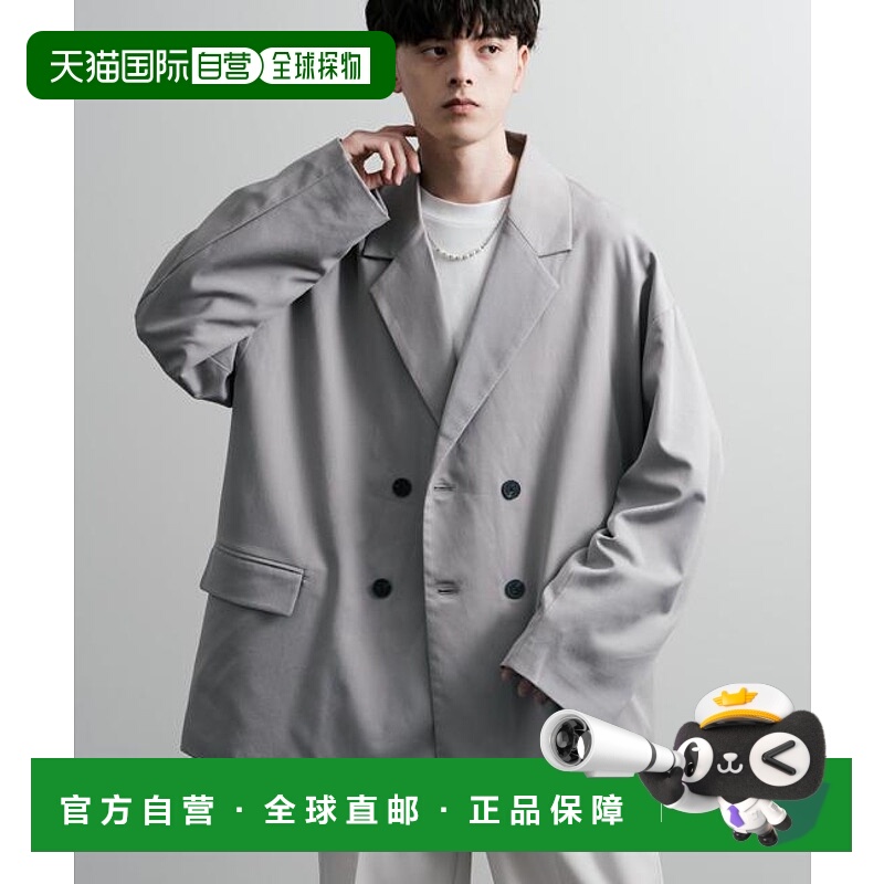 1h可退 日本直邮Rocky Monroe 大号双排扣西装外套休闲夹克