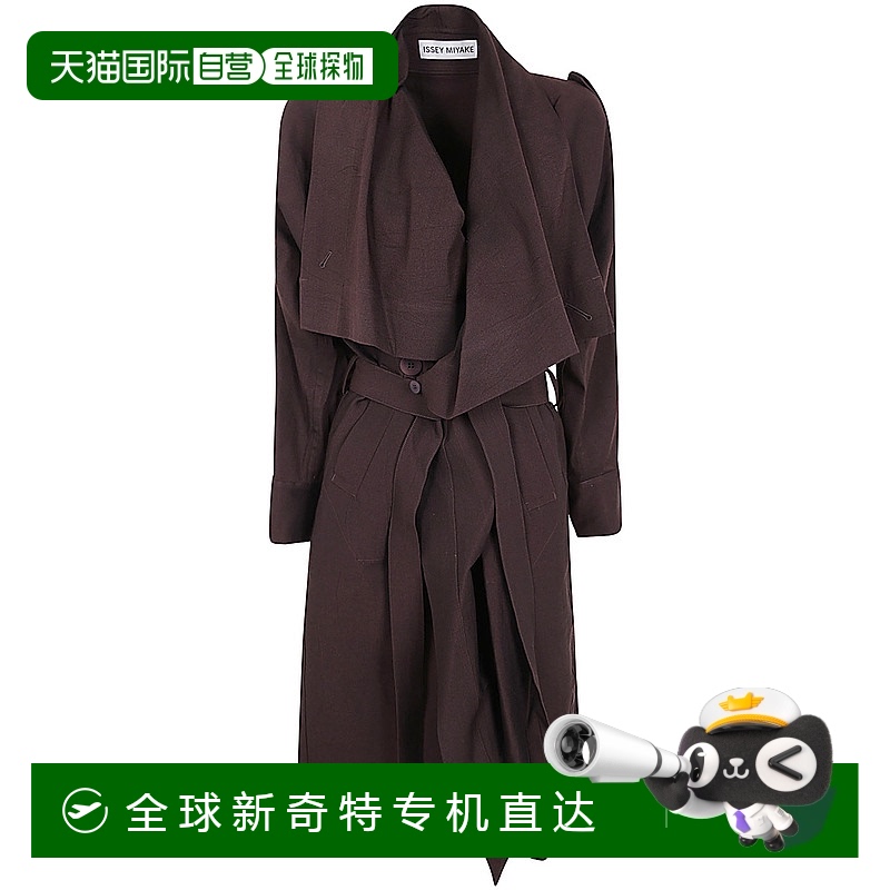 1小时内可退 欧洲直邮issey miyake 女士 外套三宅一生尼龙