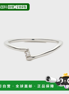 1h可退 日本直邮NOJESS Plus Ring银钻石戒指0.01ct 30243111057