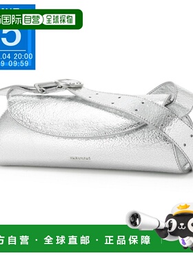 日本直邮JIL SANDER CANNOLO 小号单肩/手提包 银色 女士 j07wd00