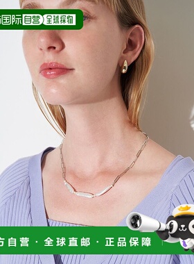 1h可退 日本直邮ELENDEEK 女士 淡水珍珠 棒状珍珠项链 可调节长