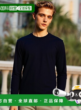 香港直邮THOM BROWNE 男士T恤 MJS218AJ0149415 AW2024 蓝色男装