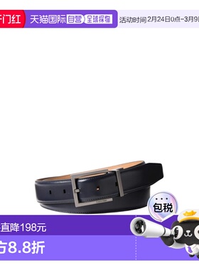 香港直邮CALVIN KLEIN 男士腰带 LV04D7026GP4N SS2026 黑色皮带