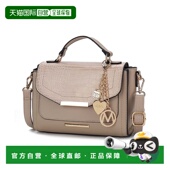 collectionSylvie女式 自营mia 单肩包 Mia 灰褐色 美国奥莱