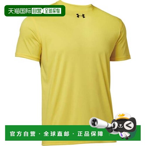 日本直邮UNDER ARMOUR UA团队短袖衫男女款（阳光色/黑色）